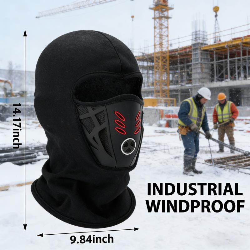 Winter Windproof Warm Full Face Balaclava, Lightweight Design Perfect for Motorcycle Riding, Cycling and Skiing, Anti-Fog Breathable for Ultimate Comfort.
