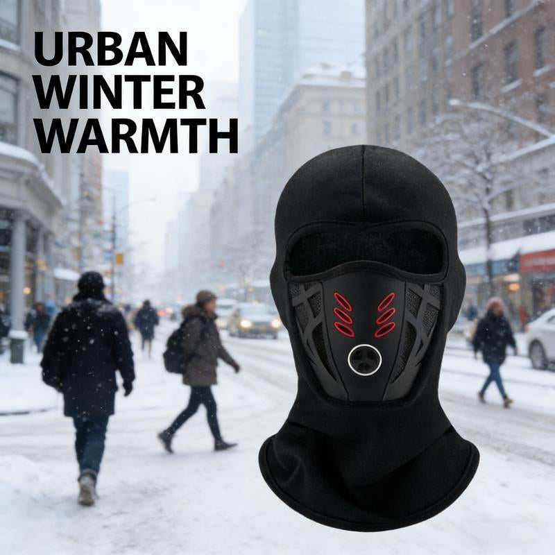 Winter Windproof Warm Full Face Balaclava, Lightweight Design Perfect for Motorcycle Riding, Cycling and Skiing, Anti-Fog Breathable for Ultimate Comfort.