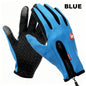 Outdoor Winter Gloves, Touchscreen Andwindproof Full-Finger Gloves for Sports, Travel,And Daily Activities