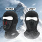 Winter Windproof Warm Full Face Balaclava, Lightweight Design Perfect for Motorcycle Riding, Cycling and Skiing, Anti-Fog Breathable for Ultimate Comfort.