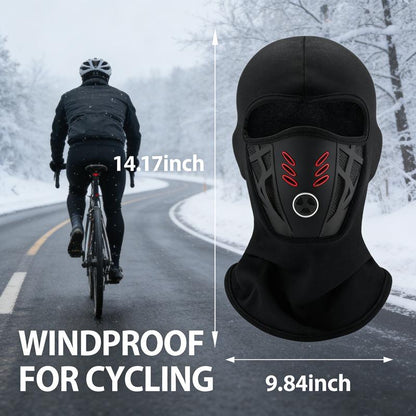 Winter Windproof Warm Full Face Balaclava, Lightweight Design Perfect for Motorcycle Riding, Cycling and Skiing, Anti-Fog Breathable for Ultimate Comfort.