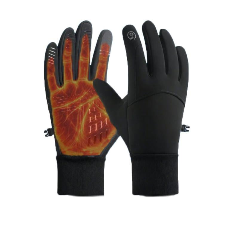 Outdoor Winter Gloves, Touchscreen Andwindproof Full-Finger Gloves for Sports, Travel,And Daily Activities